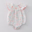 Cottontail Coquette Smocked Baby Romper - Clover Cottage