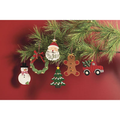 Christmas Tin Ornament - Mud Pie