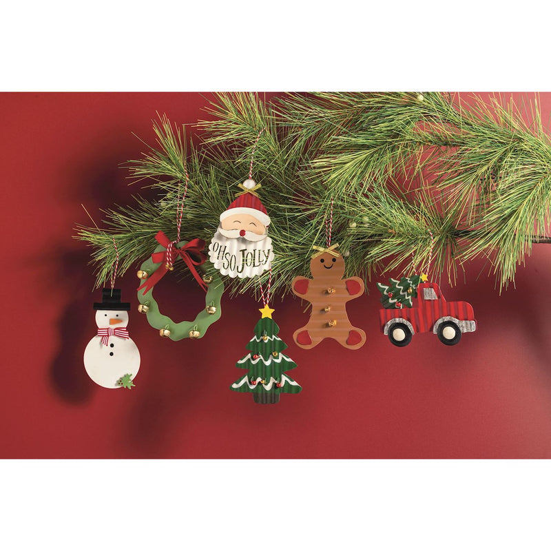 Christmas Tin Ornament - Mud Pie