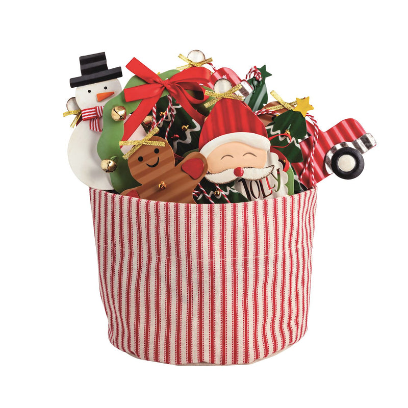 Christmas Tin Ornament - Mud Pie