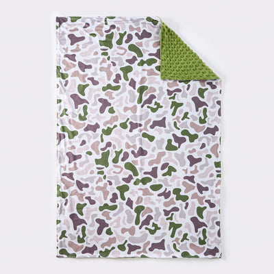 Duck Camo Minky Blanket - Clover Cottage