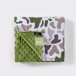 Duck Camo Minky Blanket - Clover Cottage