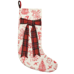 Pattern Christmas Stocking - Mud Pie