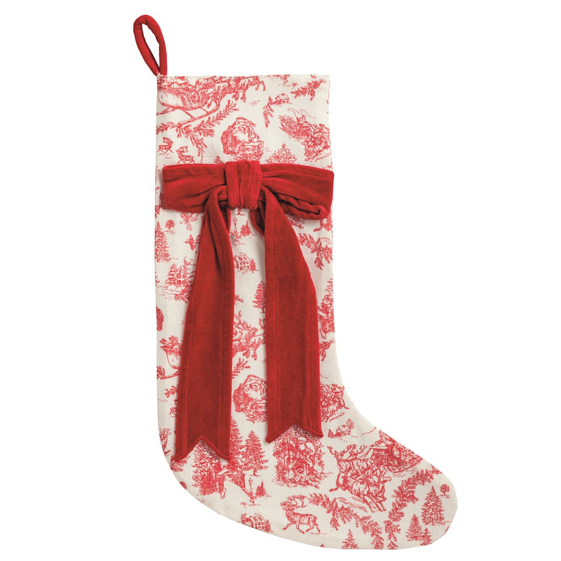Pattern Christmas Stocking - Mud Pie