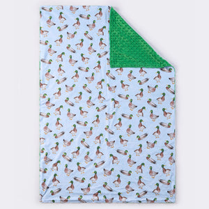 Mallard Duck Minky Blanket - Clover Cottage