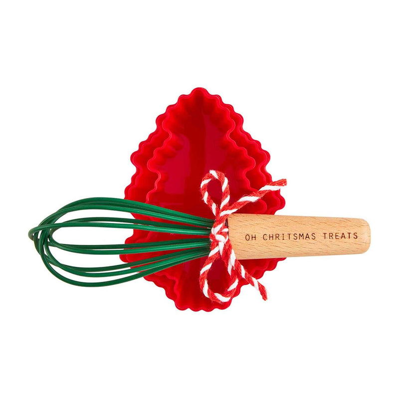 Holiday Baking Mold and Whisk Set - Mud Pie