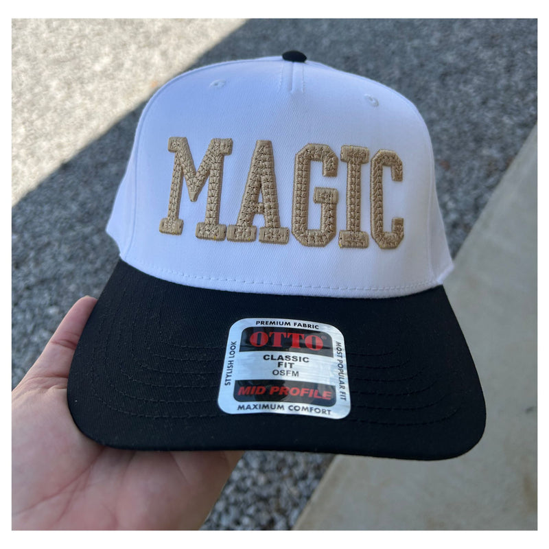 Otto Structured Cap – Puff Star Stitch “Magic” Design