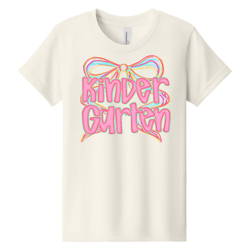 Kindergarten Back To School Printed Tee