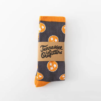 Smokey Gray Tennessee Sock - TN Outfitters