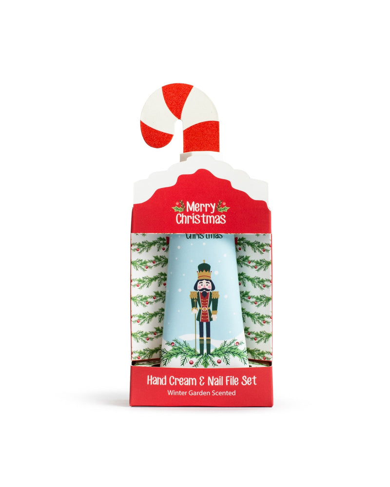 Nutcracker and Holly Hand Cream and Nail File Set - Royal Standard