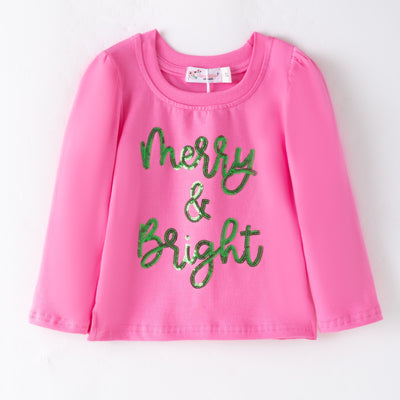 Merry & Bright Sequin Shirt - Clover Cottage