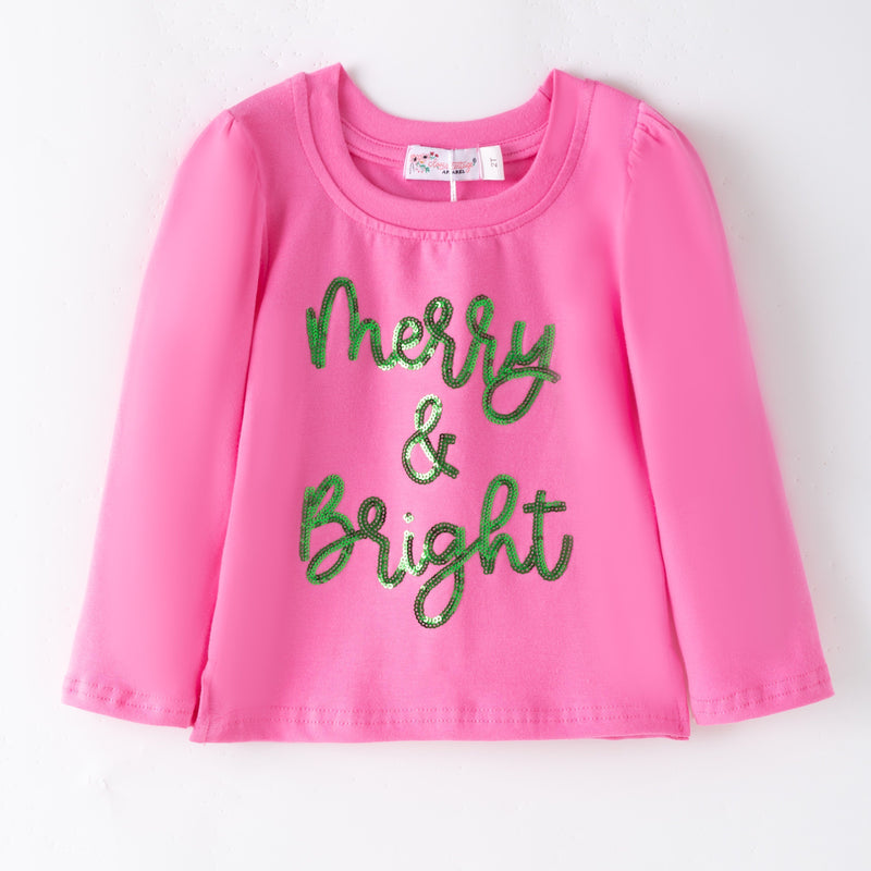 Merry & Bright Sequin Shirt - Clover Cottage