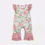 Pink Rose Blossom Baby Romper - Clover Cottage