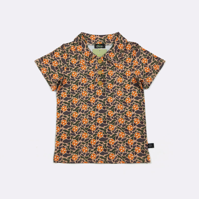 Tristar Camo Boy Collar Shirt - Clover Cottage