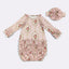 Pink Portrait Ruffle Gown & Bow Set – Clover Cottage