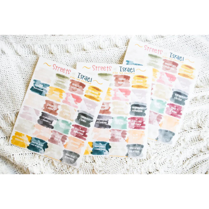 Streets of Israel Bible Tabs - Kingfolk Co
