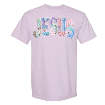 Jesus Patchwork - Comfort Colors Short Sleeve