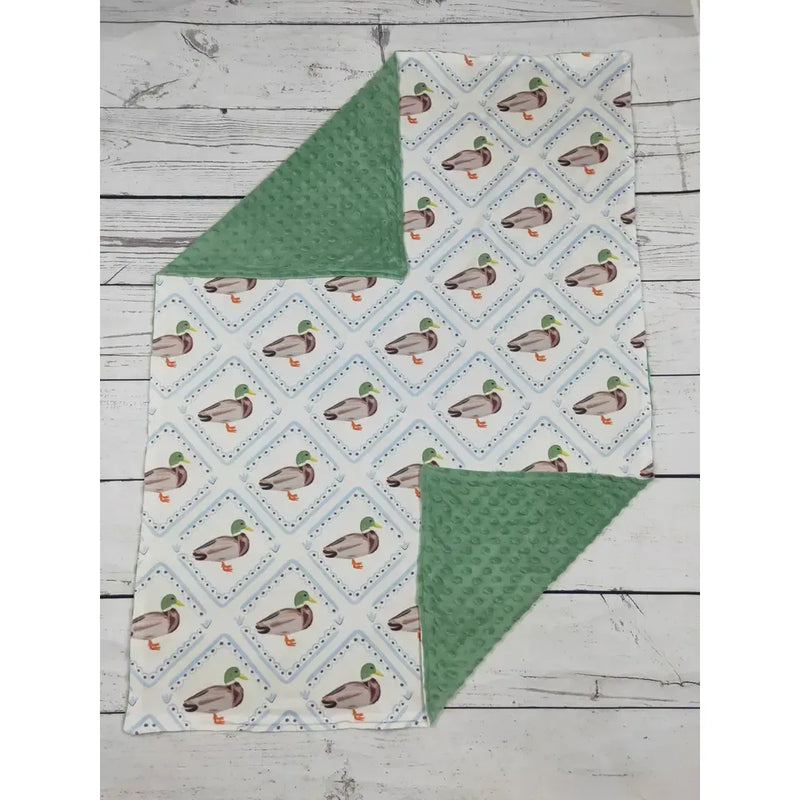 Baby Kids Duck Printed Blanket – Mallard Duck
