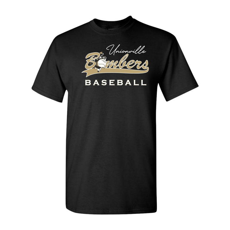 Bombers Baseball Printed TShirt - Black