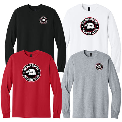 Wilson Soccer Club Printed Gildan Heavy Cotton Long Sleeve TShirt (Click For Logo Options)