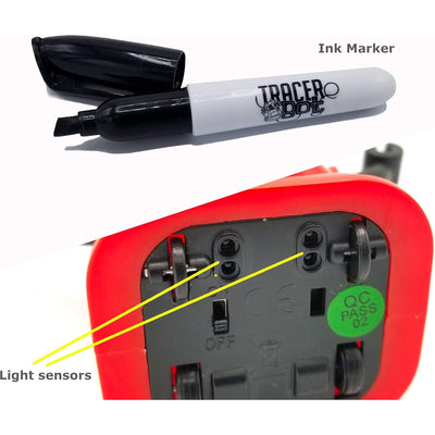 Tracer Bot - Mini Inductive Robot That Follows The Black Line You Draw