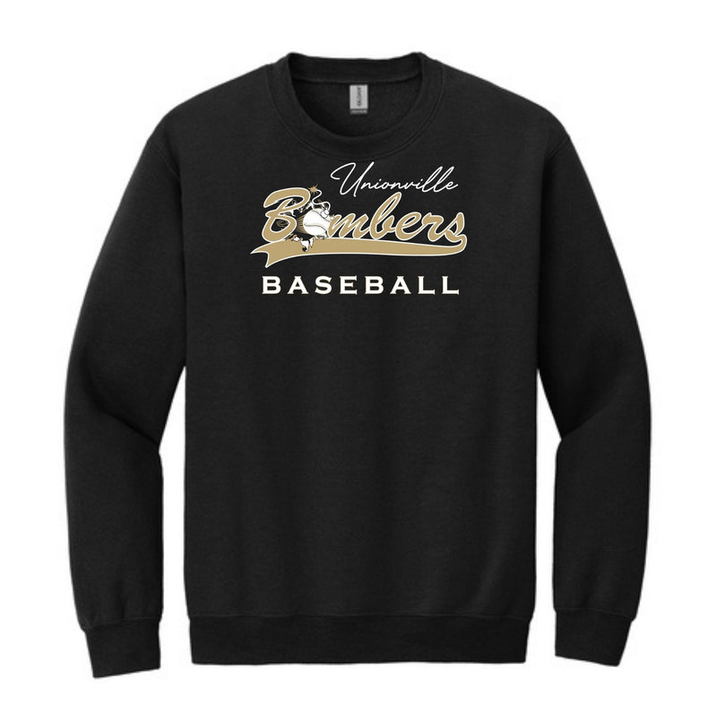 Bombers Baseball Printed Crewneck - Black