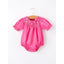 Girls Bow Smocked Bubble
