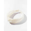 Pleated Twist Headband - Cream