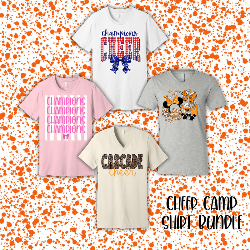 Cheer Camp Shirt Bundle