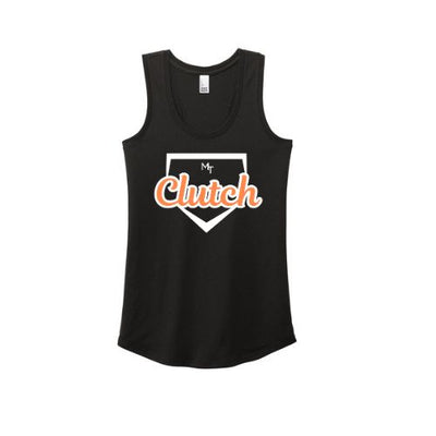Clutch Softball Printed Tank - Black (Click for More Logo Options)
