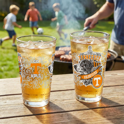 UT 16oz Pint Glasses, Set of 2