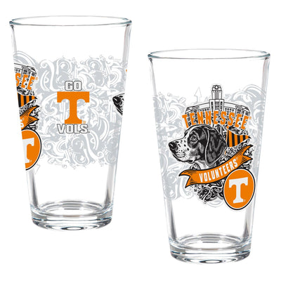UT 16oz Pint Glasses, Set of 2