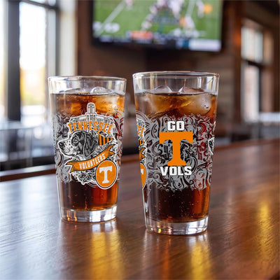 UT 16oz Pint Glasses, Set of 2