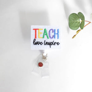 Teach Love Inspire ID Badge Holder