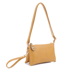 Parker's Favorite Daily Wristlet to Crossbody - Mustard - Monogrammable