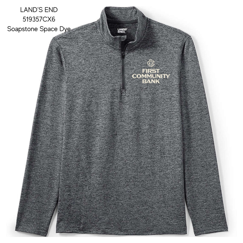 FCB Unisex Lands' End 1/4 Zip Pullover Shirt