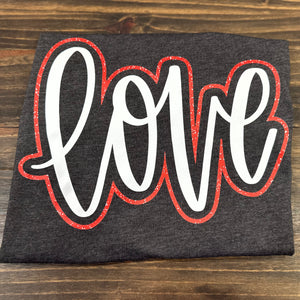 Love is in the Air Printed Tee - RTS