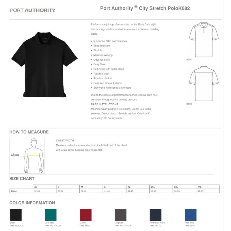 JKL/SPS Port Authority Polo - K682