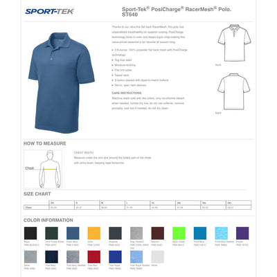 JKL/SPS Sport Tek Polo - ST640