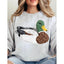 Printed Applique Mallard Duck Sweatshirt