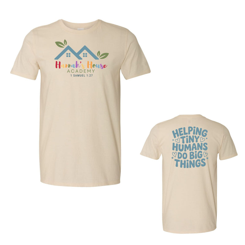Helping Little Hands Hannah's House Academy -  Gildan Softstyle TShirt- Natural