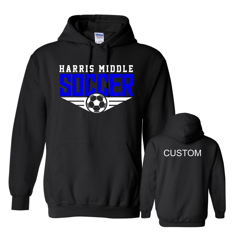 Harris Middle Soccer - Fan Gear - Custom Back