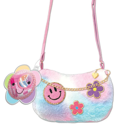 Groovy Flower Smiley Crossbody - Kids