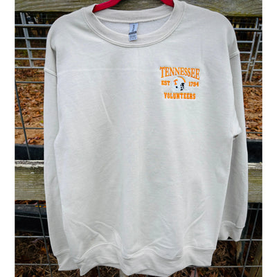 TN Vols Left Chest Embroidered Sweatshirt