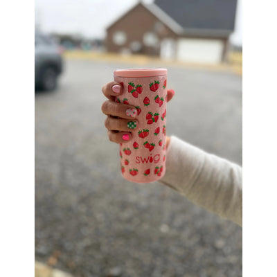 Strawberry Shortcake Skinny Can Cooler 12oz- Swig Life