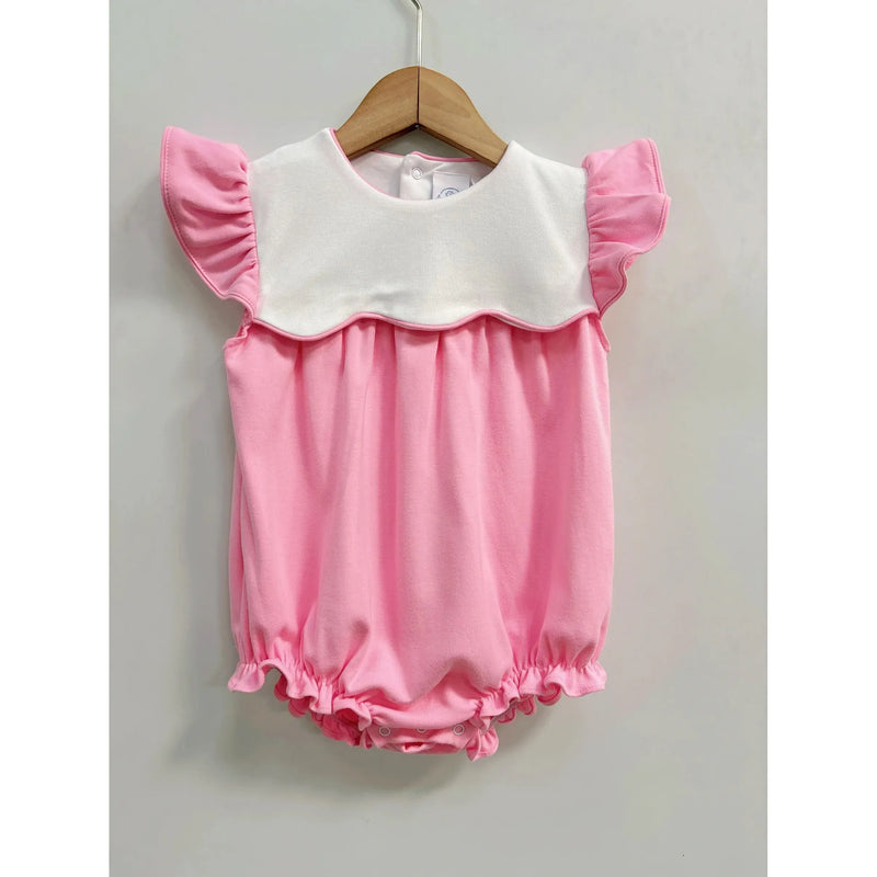 Newborn Pink Millie Bubble - Monogrammable