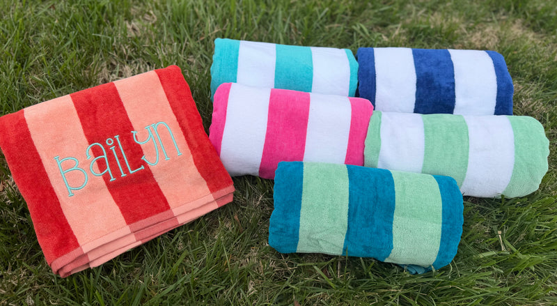 Embroidered Beach Towels