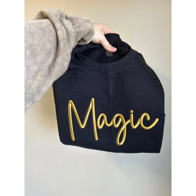 Magic Baseball Puff Embroidered Sweatshirt