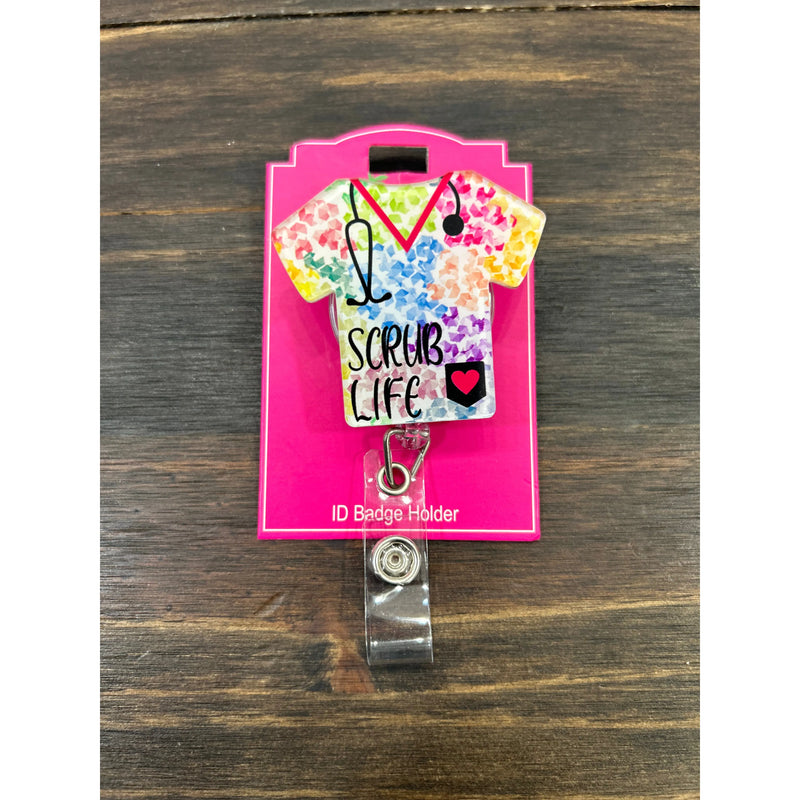 Scrub Life ID Badge Reel