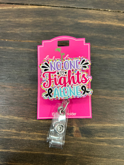 No One Fights Alone ID Badge Reel